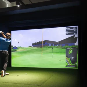 Golf simulator impact screen op maat