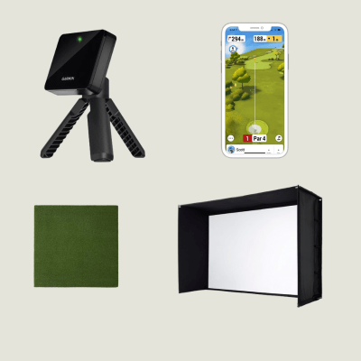 Compleet Garmin R10 golf simulator pakket